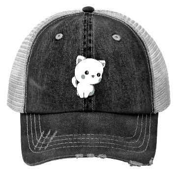 Discover kitten chibi kawaii Trucker Hats