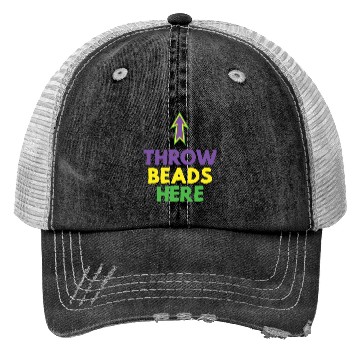 Discover Throw beads here mardi gras party themed Trucker Hats