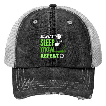 Discover Lawn Mowing Lawnmower Trucker Hats