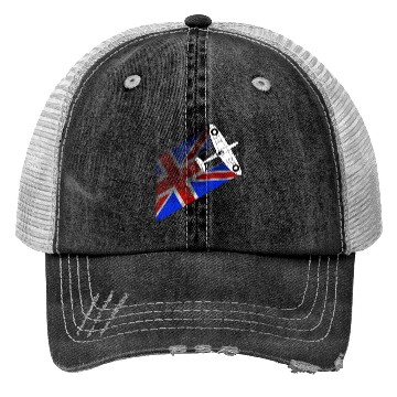 Discover Spitfire UK Flag Mk.1 RAF British WWII Trucker Hats