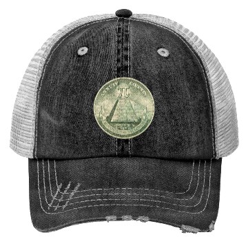 Discover Illuminati Pi Great Seal 3.14 Pi Day Trucker Hats