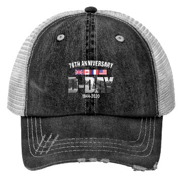 Discover D-Day Normandy 76th Anniversary Trucker Hats