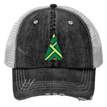 Discover Christmas tree fir tree Trucker Hats