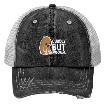Discover Cuddly But Muscular Wombat Sweet Australia Wild Trucker Hats