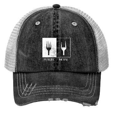 Discover Plastic heavy metal funny music Trucker Hats
