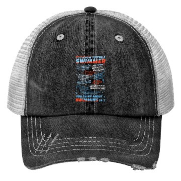 Discover Swimmer Definition Funny Trucker Hats