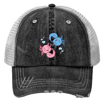 Discover Sweet Axolotl Trucker Hats
