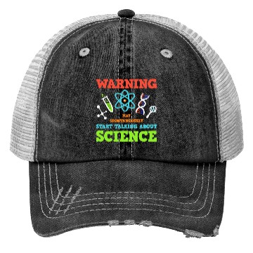 Discover Science Teacher Trucker Hats