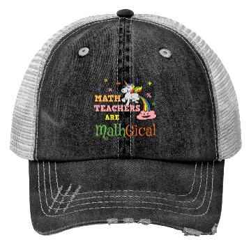 Discover Math Teacher Trucker Hats