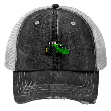 Discover Tractor farmer agriculture farm Trucker Hats