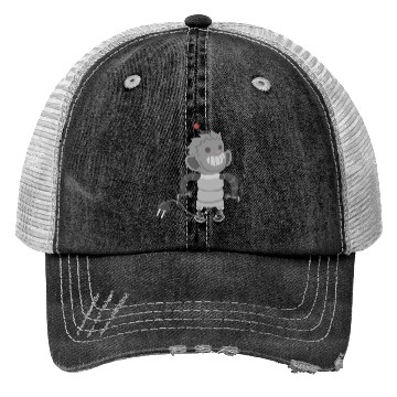 Discover Robot Monkey Trucker Hats