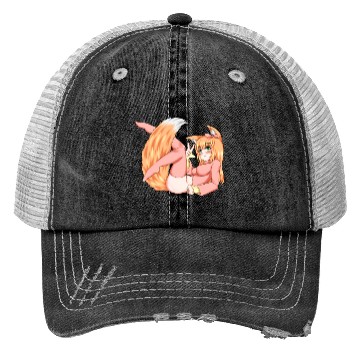 Discover Foxy girl hen Manga Anime Waifu japanese sexy Trucker Hats
