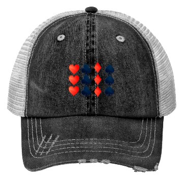 Discover Playing Cards Poker Card Suit Trucker Hats