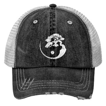Discover Bonsai Tree Yin Yang Vintage Trucker Hats