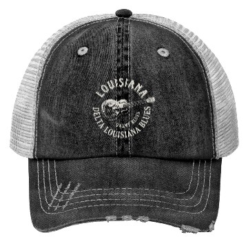 Discover Louisiana Delta Blues Swamp Blues Guitar Trucker Hats