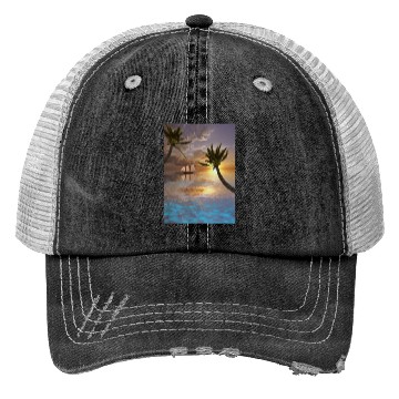 Discover Tropical Waters Trucker Hats