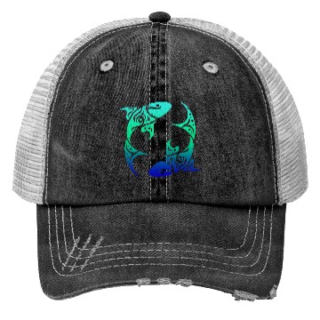 Discover T Tattoo Pisces Horoscope Gift Idea Trucker Hats