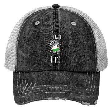 Discover It's Party Thyme Herb Pun Trucker Hats