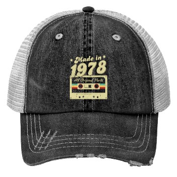 Discover Made in 1978 Trucker Hats