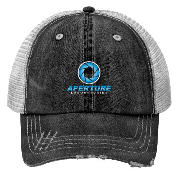 Discover aperture laboratories Trucker Hats