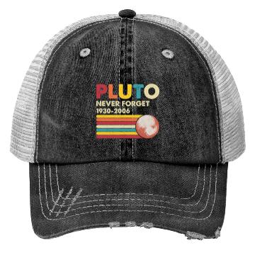 Discover Pluto Never Forget 1930 2006 Trucker Hats
