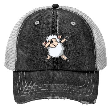 Discover Funny Dabbing Sheep Dab Dance Lamb Lover Gift Trucker Hats