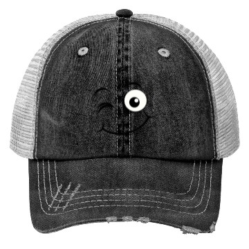 Discover Happy face Trucker Hats