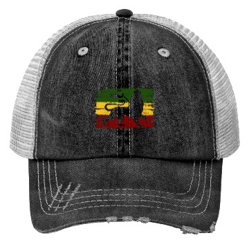 Discover Lion Of Judah Reggae Music Rastafari Rasta Gift Trucker Hats