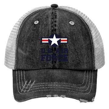 Discover us air force Trucker Hats
