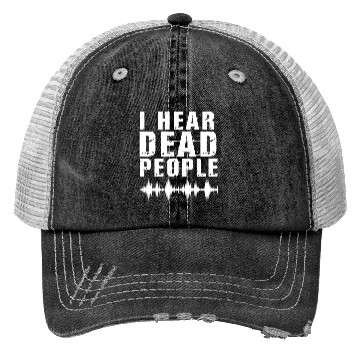 Discover Paranormal Investigators Funny Ghost Hunter Trucker Hats