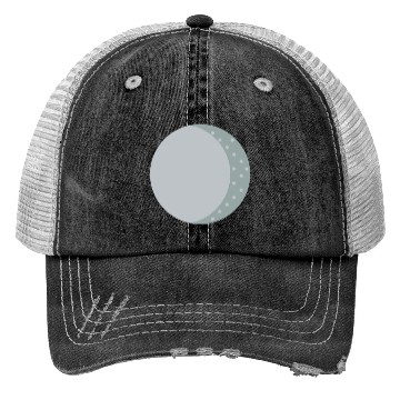 Discover Waning Gibbous Moon Large Trucker Hats