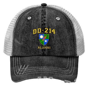 Discover US Army Ranger Veteran DD214 Alumni Logo Insignia Trucker Hats