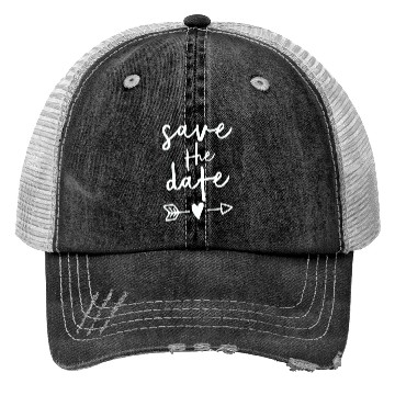 Discover Bride Couple Engagement Save The Date Wedding Trucker Hats
