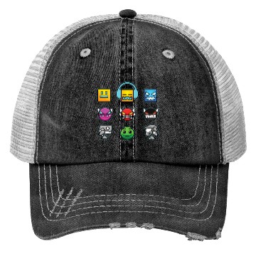 Discover geometry dash insane Trucker Hats