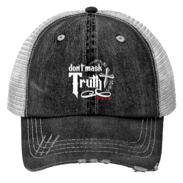 Discover Don't Mask Truth John 8 32 - Bible Verse Trucker Hats