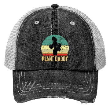 Discover Plant Daddy Funny Gardening Houseplants Trucker Hats