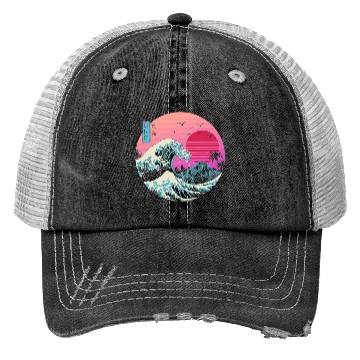 Discover The Great Retro Wave Trucker Hats