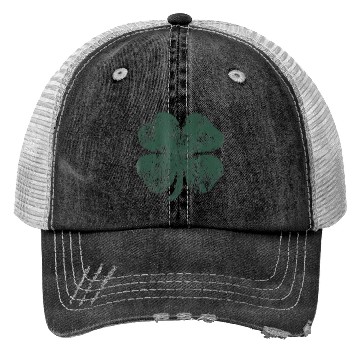 Discover Distressed Shamrock Trucker Hats St Patricks Day Green