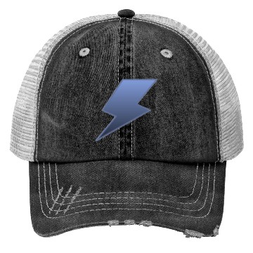 Discover lightning bolt blue Trucker Hats