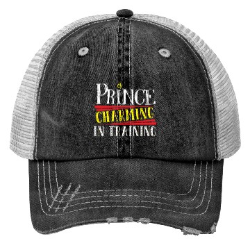Discover Prince Charming In Training Crown King Queen Trucker Hats