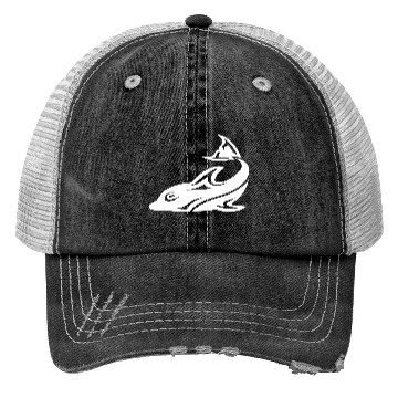 Discover Cool Tattoo Tribal Dolphin Design Vector Trucker Hats