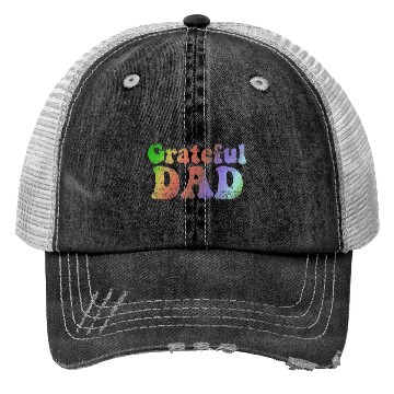 Discover Mens Grateful Dad Trucker Hats Vintage Fathers Day