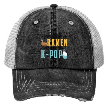 Discover Korean Pop Ramen K-POP South Korea Gift Trucker Hats