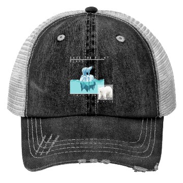 Discover Save the Polar Bears Trucker Hats