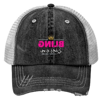 Discover 5 Bling Queen Jewelry Consultant Reverse Mirror Li Trucker Hats
