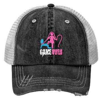Discover Funny Bride and Groom Meme & Quote Trucker Hats "Game