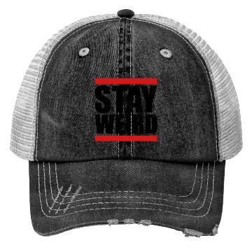 Discover Cool Stay Weird Trucker Hats