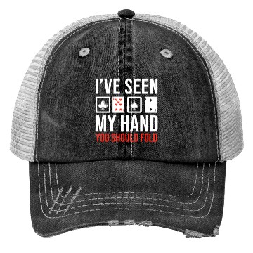 Discover Poker Texas Holdem Trucker Hats
