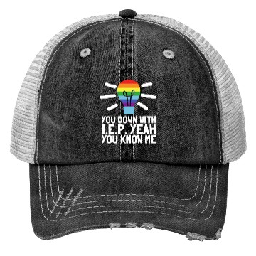 Discover Inclusion SPED Special Education Teacher Trucker Hats