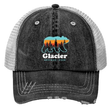 Discover Glacier National Park Trucker Hats